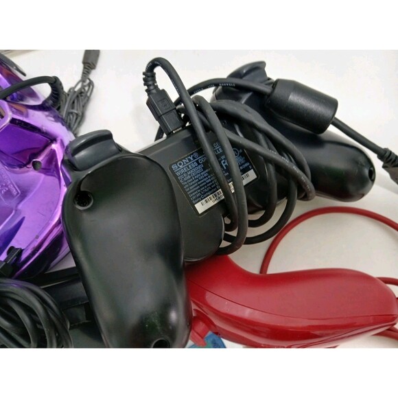 Video Game Parts Accesories Controller Cards Lot Bundle Not Tested PlayStation - Picture 6 of 9